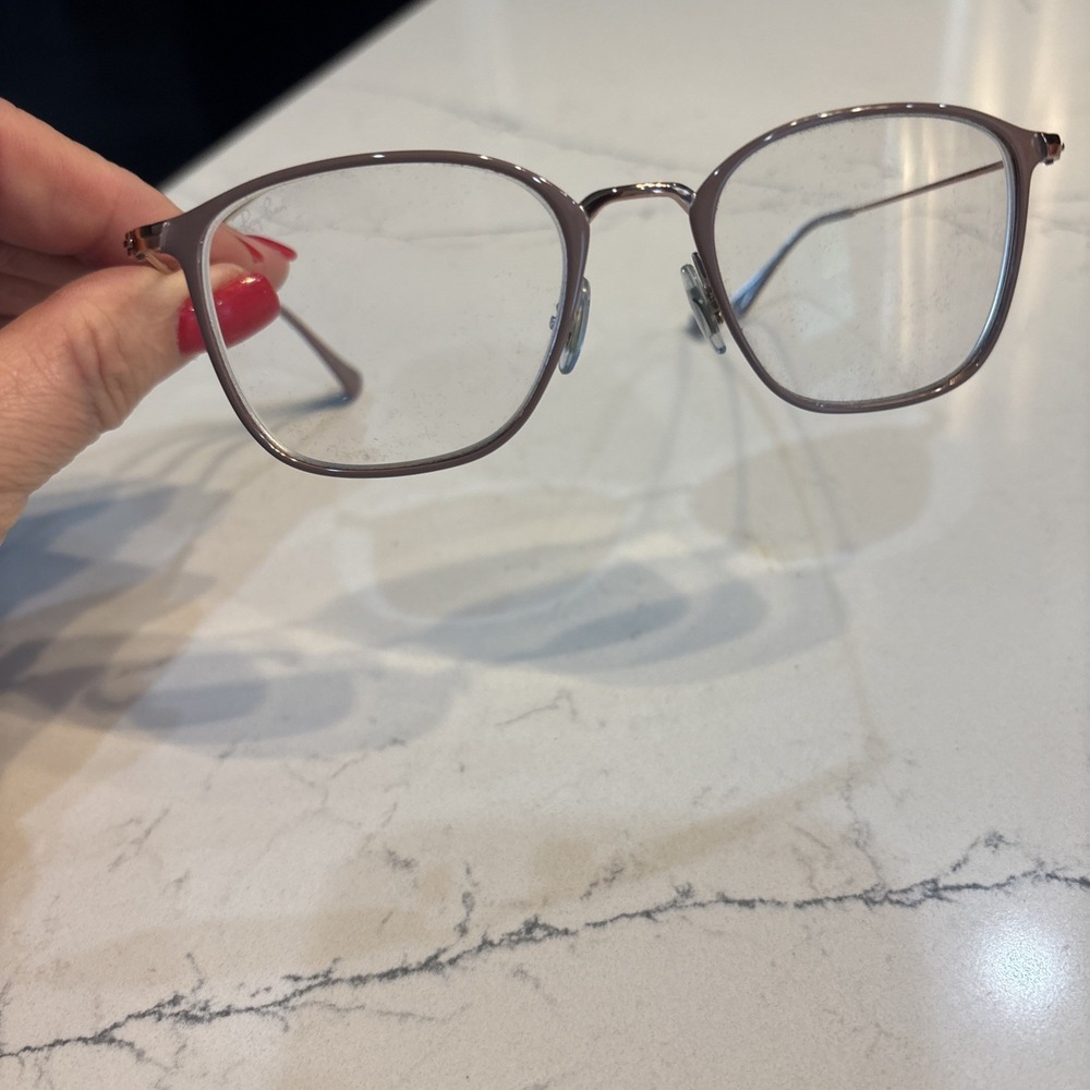 Ray Ban Eyeglasses, Frames Only, RB 6466 2973, 49-19-140, Lilac, Metal